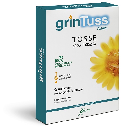 GRINTUSS ADULTI SCIROPPO 12 FLACONCINI MONODOSE - farmasconti.eu
