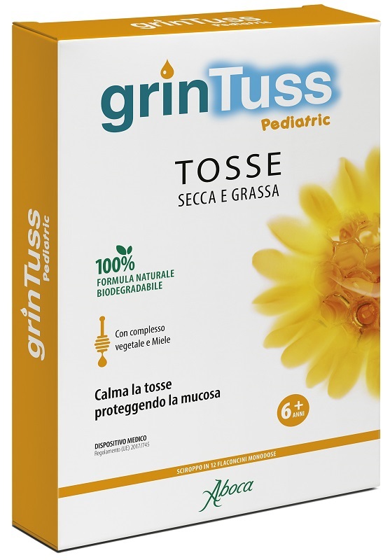 GRINTUSS PEDIATRIC SCIROPPO 12 FLACONCINI - farmasconti.eu