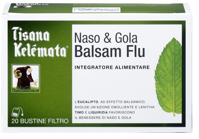TISANA NASO E GOLA BALSAM FLU 20 BUSTINE - farmasconti.eu