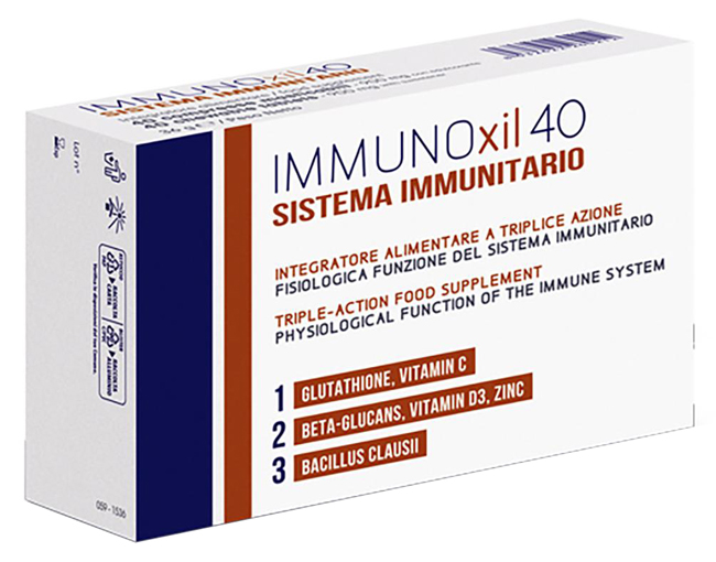 IMMUNOXIL 40 SISTEMA IMMUNITARIO 40 COMPRESSE MASTICABILI - farmasconti.eu