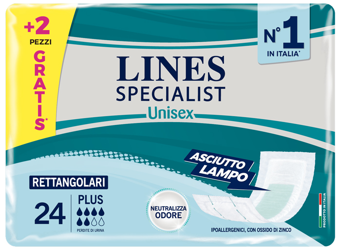 LINES SPECIALIST RETTANGOLARE 22+2 PEZZI - farmasconti.eu