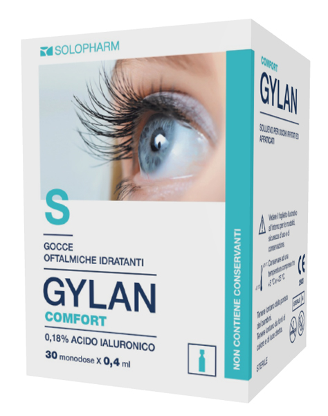 GYLAN COMFORT GOCCE OFTALMICHE 30 TUBETTI MONOUSO DA 0,4 ML - farmasconti.eu
