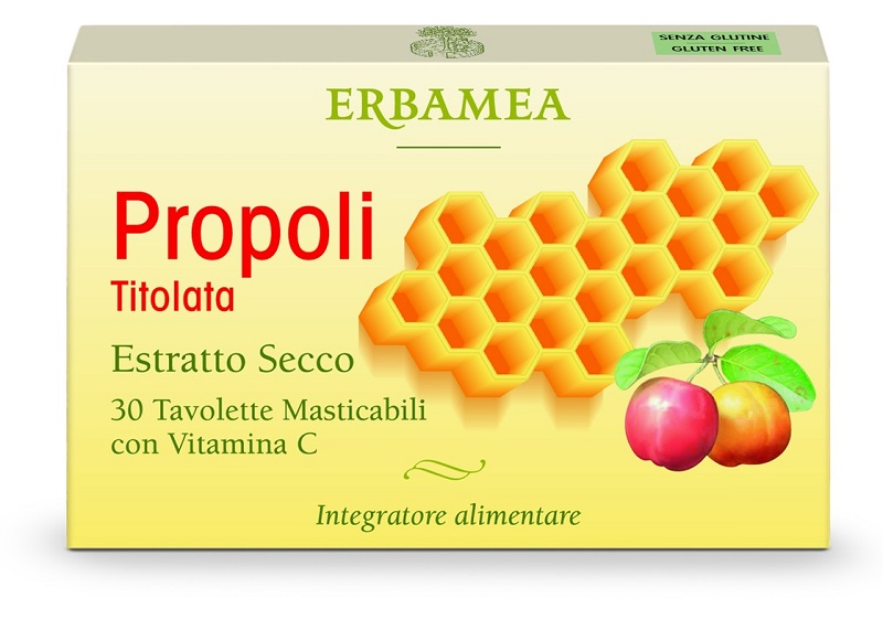 PROPOLI TITOLATA 30 TAVOLETTE MASTICABILI - farmasconti.eu
