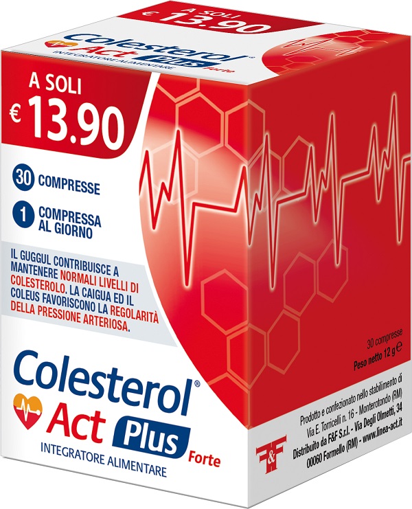 COLESTEROL ACT PLUS FORTE 30 COMPRESSE - farmasconti.eu