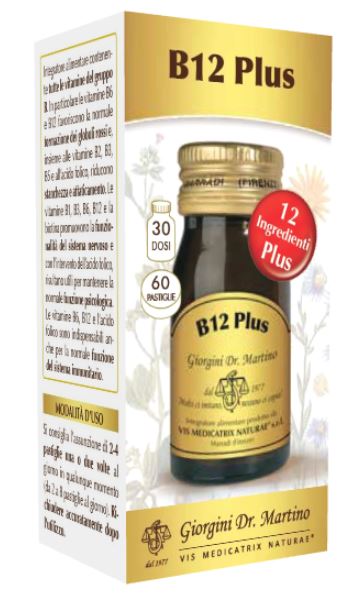 B12 PLUS 60 PASTIGLIE - farmasconti.eu