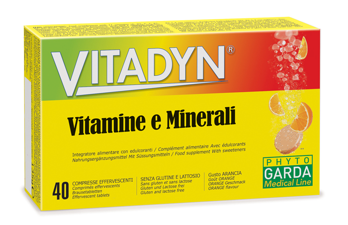 VITADYN VITAMINE/MINERALI 40 COMPRESSE EFFERVESCENTI IN 2 TUBI - farmasconti.eu