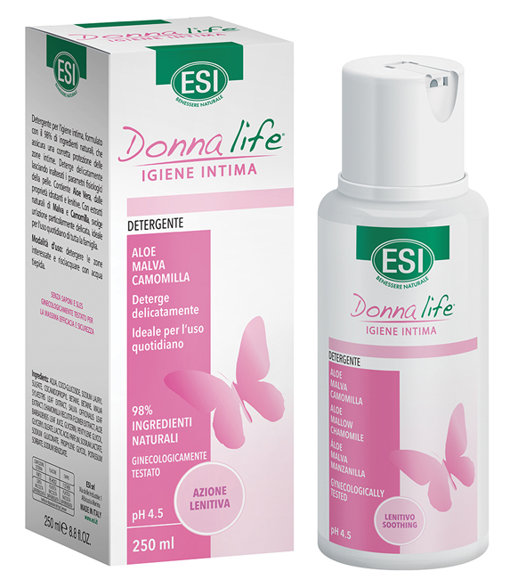 ESI DONNA LIFE DETERGENTE INTIMO LENITIVO 250 ML - farmasconti.eu