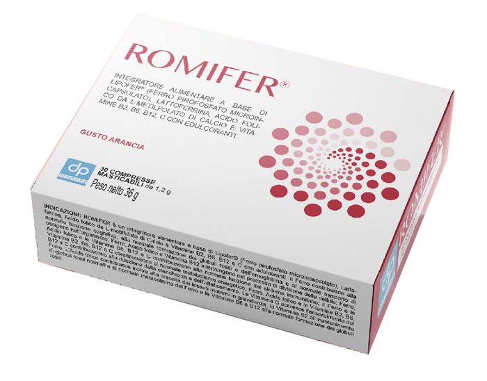 ROMIFER 30 COMPRESSE MASTICABILI - farmasconti.eu