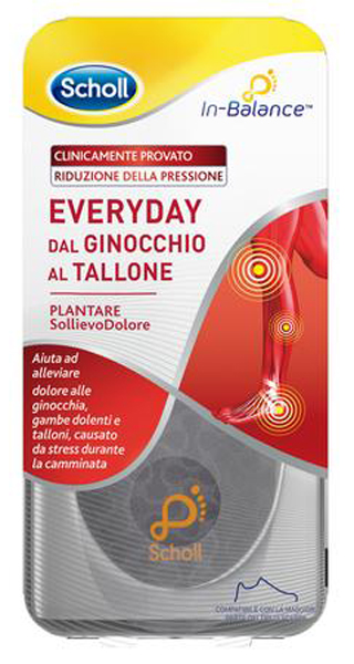 PLANTARE SOLLIEVO DOLORE DA GINOCCHIO A TALLONE SCHOLL IN BALANCE EVERYDAY S - farmasconti.eu