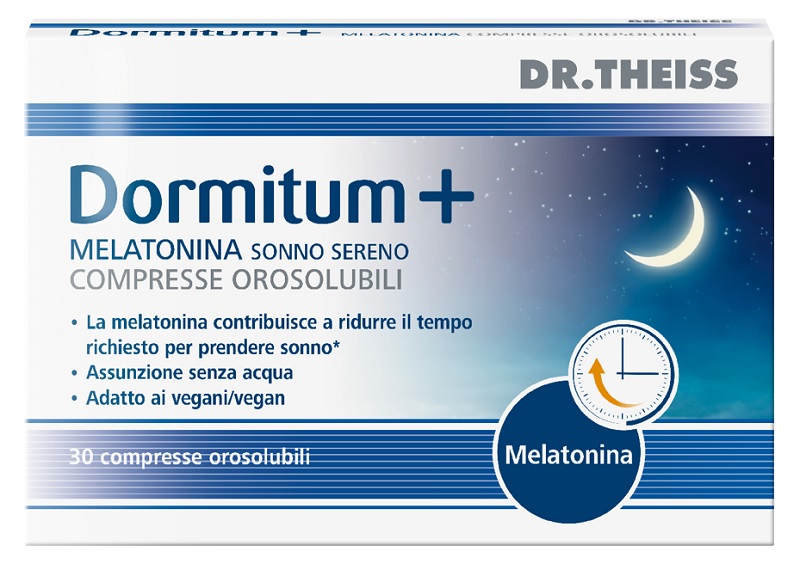 THEISS DORMITUM + MELATONINA SONNO SERENO 30 COMPRESSE OROSOLUBILI - farmasconti.eu