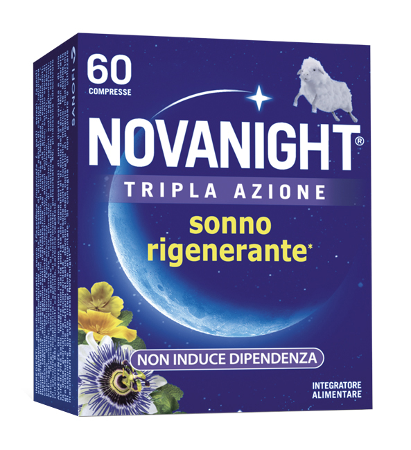 NOVANIGHT TRIPLA AZIONE SONNO RIGENERANTE 60 COMPRESSE - farmasconti.eu
