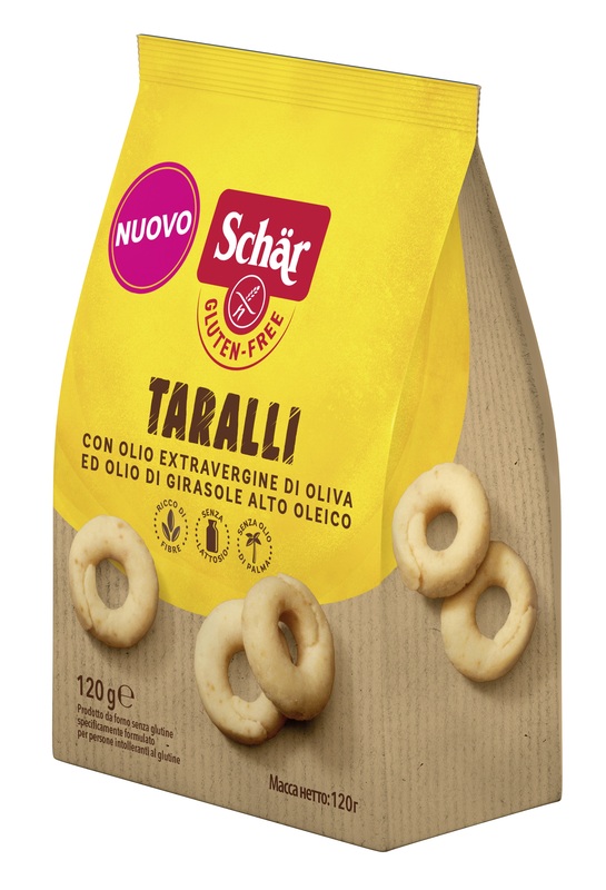SCHAR TARALLI SENZA LATTOSIO 120 G - farmasconti.eu