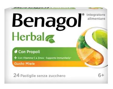 BENAGOL HERBAL MIELE 24 PASTIGLIE - farmasconti.eu