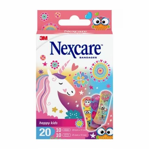 CEROTTO NEXCARE HAPPY KIDS MAGIC BAMBINE 20 PEZZI - farmasconti.eu