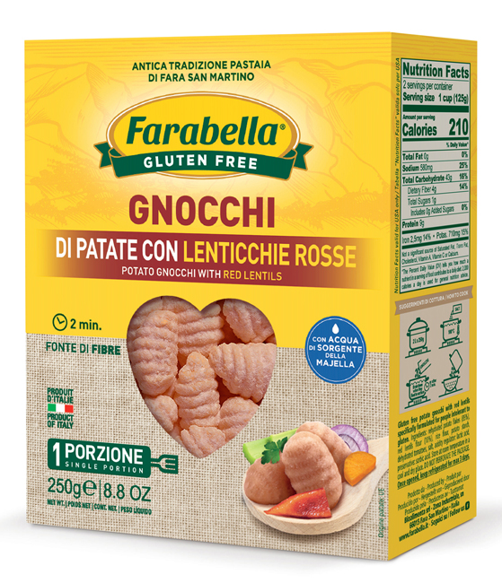 FARABELLA GNOCCHI PATATE E LENTICCHIE 250 G - farmasconti.eu
