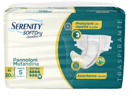 SERENITY PANNOLONE MUTANDINA SD SENSITIVE EXTRA TAGLIA L 30 PEZZI - farmasconti.eu