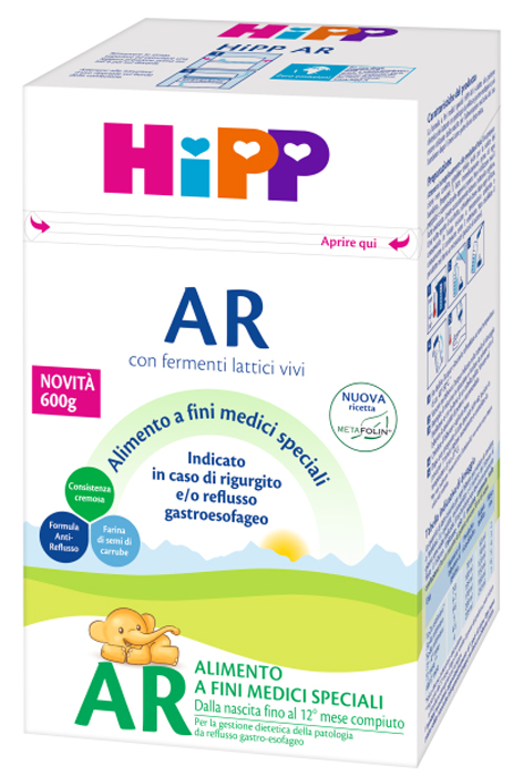 HIPP LATTE ANTIREFLUSSO CON METAFOLINA 600 G - farmasconti.eu