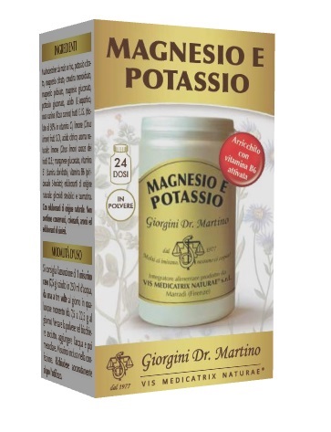 MAGNESIO E POTASSIO POLVERE 180 G - farmasconti.eu