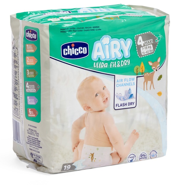 CHICCO PANNOLINI MAXI 19X6 - farmasconti.eu