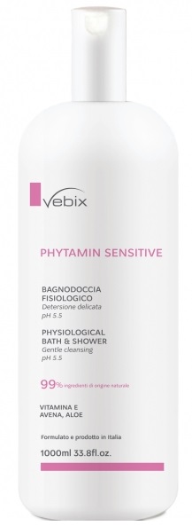 VEBIX PHYTAMIN PELLI SENSIBILI BAGNODOCCIA FISIOLOGICO 1000 ML - farmasconti.eu