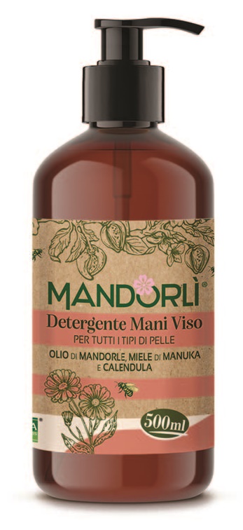 MANDORLI DETERGENTE MANI VISO PER TUTTI I TIPI DI PELLE 500 ML - farmasconti.eu