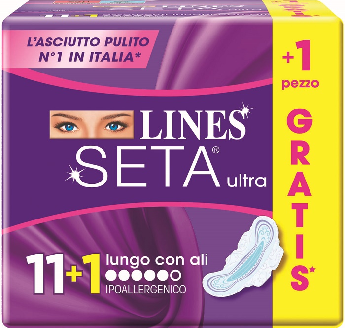 LINES SETA ULTRA LUNGO ALI CP 11+1 GRATIS - farmasconti.eu