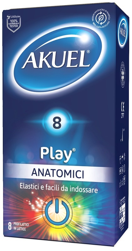 PROFILATTICO AKUEL PLAY ANATOMICO 8 PEZZI - farmasconti.eu