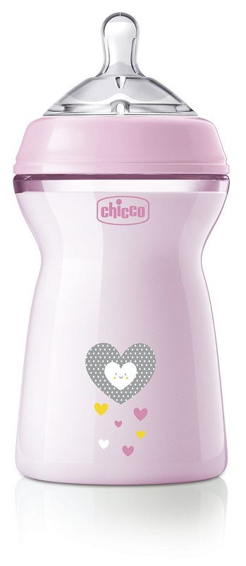CHICCO BIBERON NAT FEEL PP 6M+ 330 ML BIMBA - farmasconti.eu
