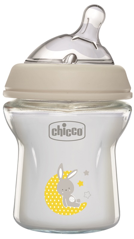 CHICCO BIBERON NAT FEEL VETRO 0M+ 150 ML - farmasconti.eu