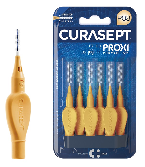 CURASEPT PROXI P08 ARANCIO CHIARO 6 PEZZI - farmasconti.eu