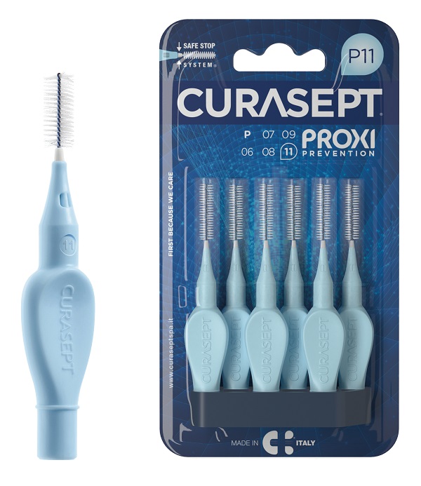 CURASEPT PROXI P11 AZZURRO/LIGHT BLUE 6 PEZZI - farmasconti.eu