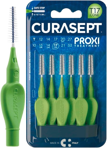 CURASEPT PROXI T17 CONE VERDE/GREEN 6 PEZZI - farmasconti.eu