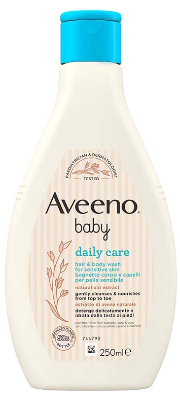AVEENO BABY BAGNETTO TESTA PIEDI 250 ML - farmasconti.eu
