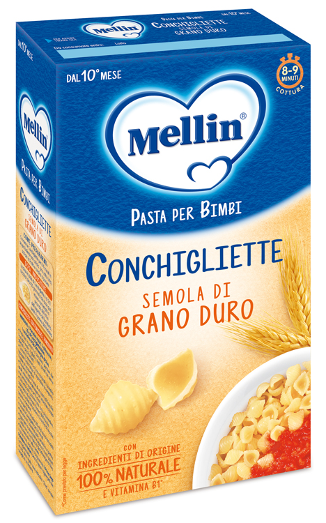 MELLIN CONCHIGLIETTE 100% GRANO DURO 280 G - farmasconti.eu