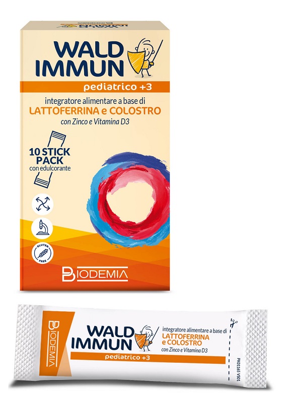 WALD IMMUN PEDIATRICO +3 10 STICK GUSTO CIOCCOLATO - farmasconti.eu