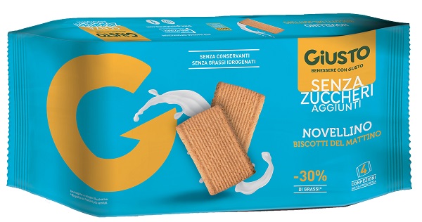 GIUSTO SENZA ZUCCHERO BISCOTTI MATTINO 350 G - farmasconti.eu