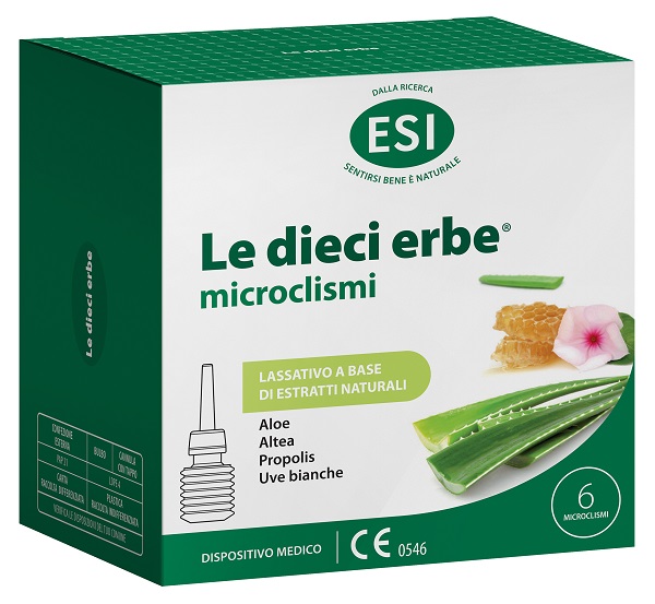 ESI LE DIECI ERBE MICROCLISMI 6 PEZZI - farmasconti.eu
