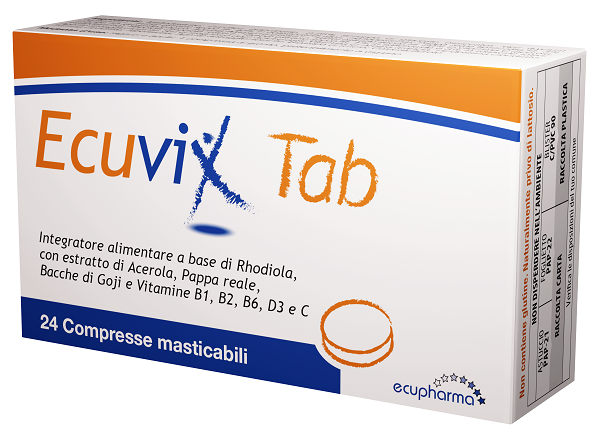 ECUVIX TAB 24 COMPRESSE MASTICABILI - farmasconti.eu
