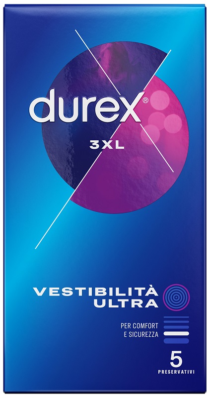 PRESERVATIVO DUREX 3XL VESTIBILITA' ULTRA 5 PEZZI - farmasconti.eu