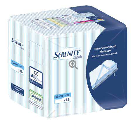 TRAVERSA SERENITY CLASSIC TRAVERSA SUPER 60X60 CM 30 PEZZI - farmasconti.eu