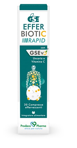 GSE EFFERBIOTIC RAPID 20 COMPRESSE - farmasconti.eu