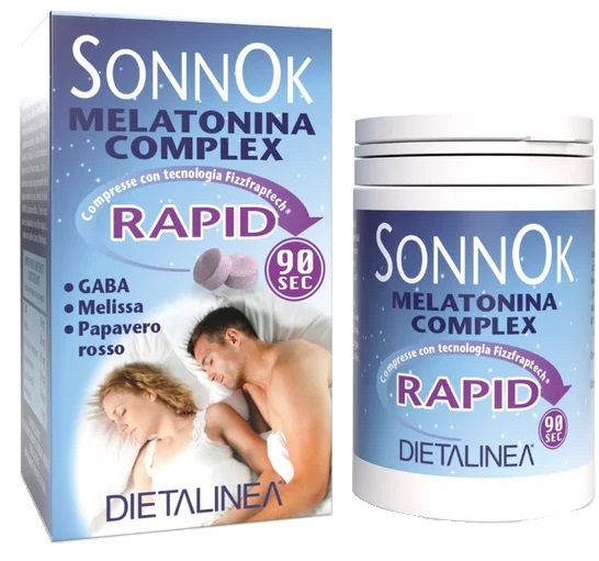 DIETALINEA SONNOK MELATONINA RAPID 60 COMPRESSE - farmasconti.eu