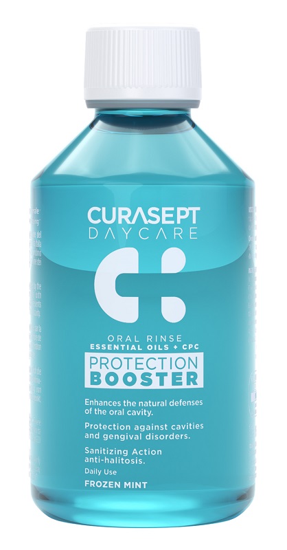 CURASEPT DAYCARE COLLUTORIO PROTECTION BOOSTER FROZEN MINT 100 ML - farmasconti.eu