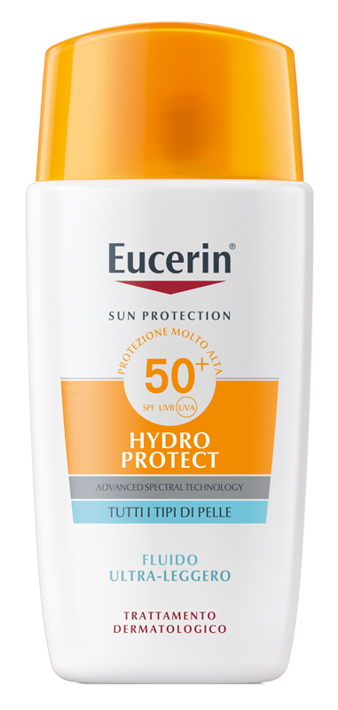 EUCERIN SUN FACE HYDRO PROTECT FLUIDO ULTRA LEGGERO SPF50+ 50 ML - farmasconti.eu