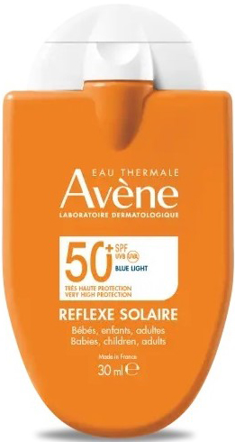 EAU THERMALE AVENE REFLEXE SOLAIRE SPF50+ BEBE BAMBINI ADULTO 30 ML - farmasconti.eu