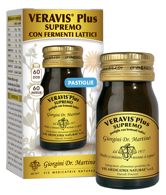 VERAVIS PLUS SUPREMO 60 PASTIGLIE FERMENTI LATTICI - farmasconti.eu