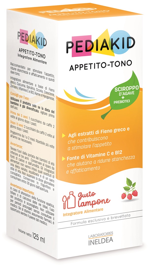 PEDIAKID APPETITO E TONO SCIROPPO 125 ML - farmasconti.eu