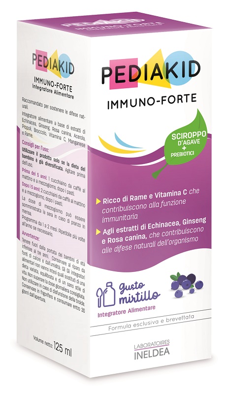 PEDIAKID IMMUNO FORTE SCIROPPO 125 ML - farmasconti.eu