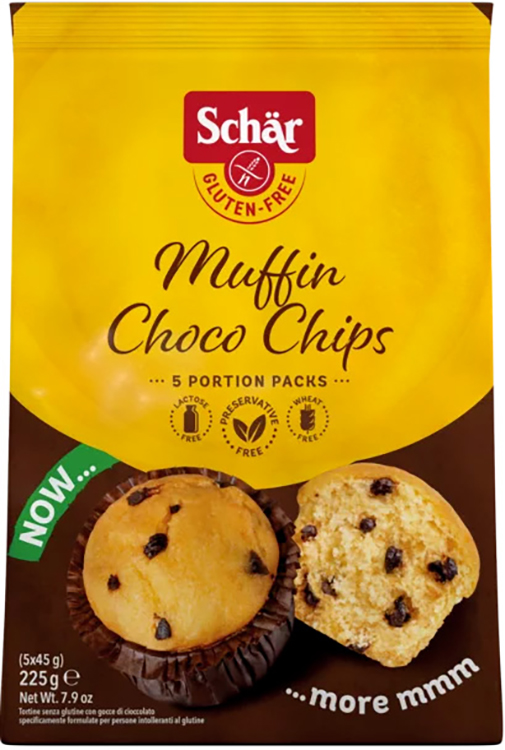 SCHAR MUFFIN CHOCO CHIP 225 G - farmasconti.eu