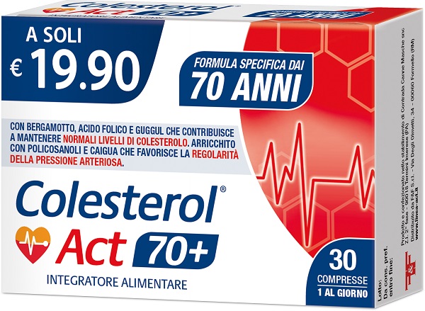 COLESTEROL ACT 70+ 30 COMPRESSE - farmasconti.eu